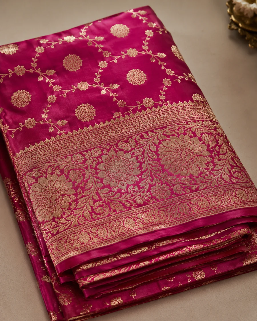 Festive Banarasi saree